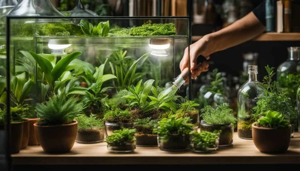 Terrarium maintenance Terrarium maintenance