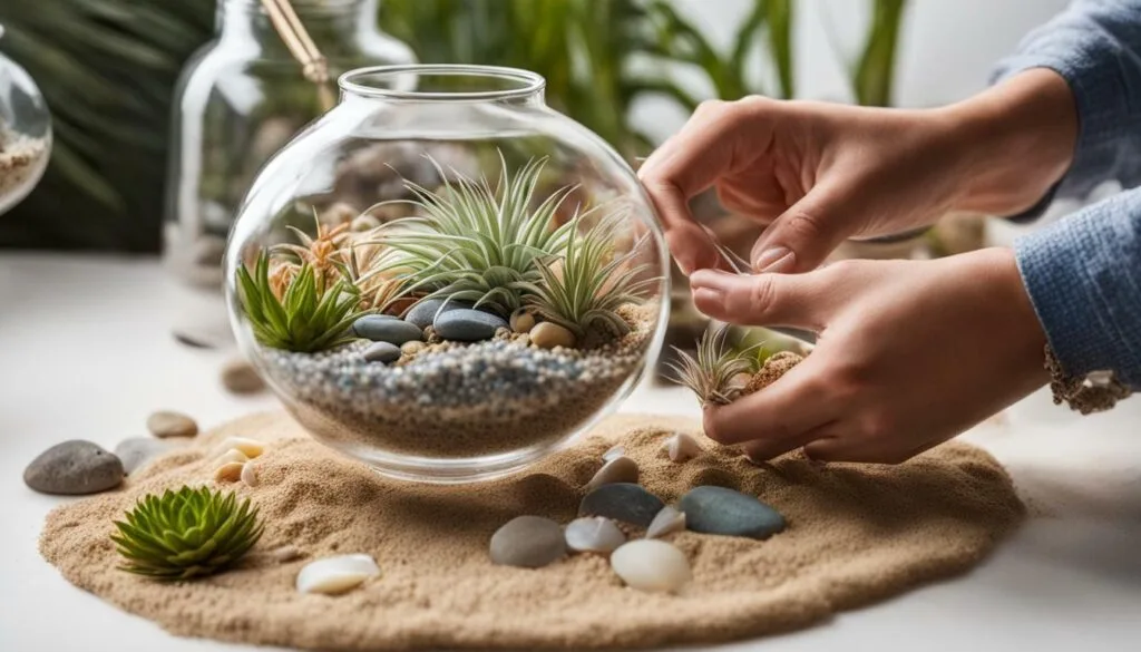 creating air plant terrariums creating air plant terrariums