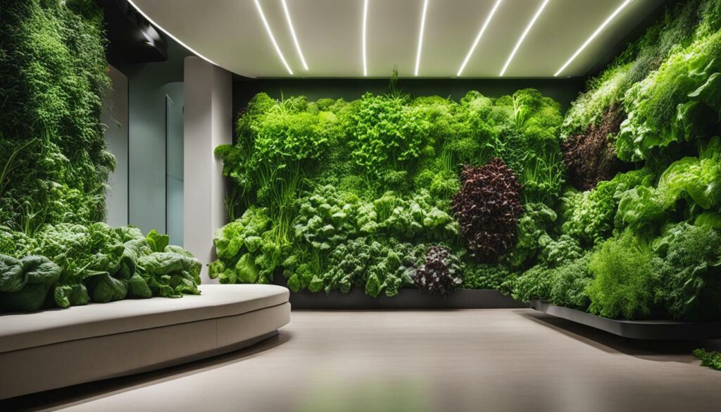indoor vertical vegetable garden