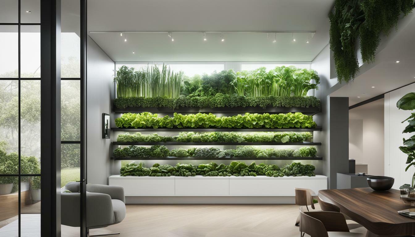 indoor vertical vegetable garden