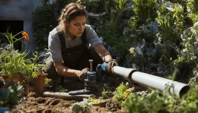 pvc pipe vertical garden diy