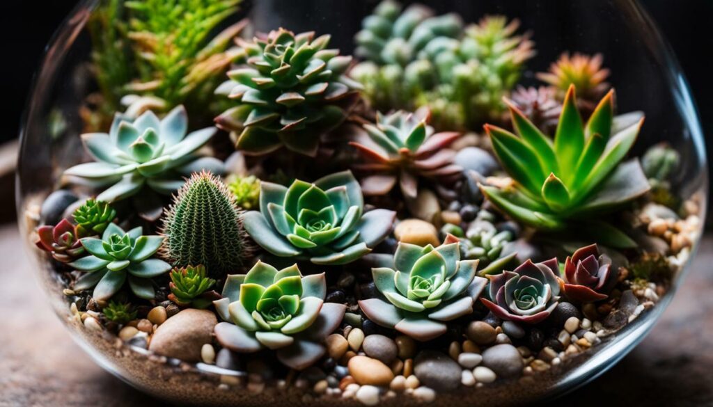 small succulents for open terrariums
