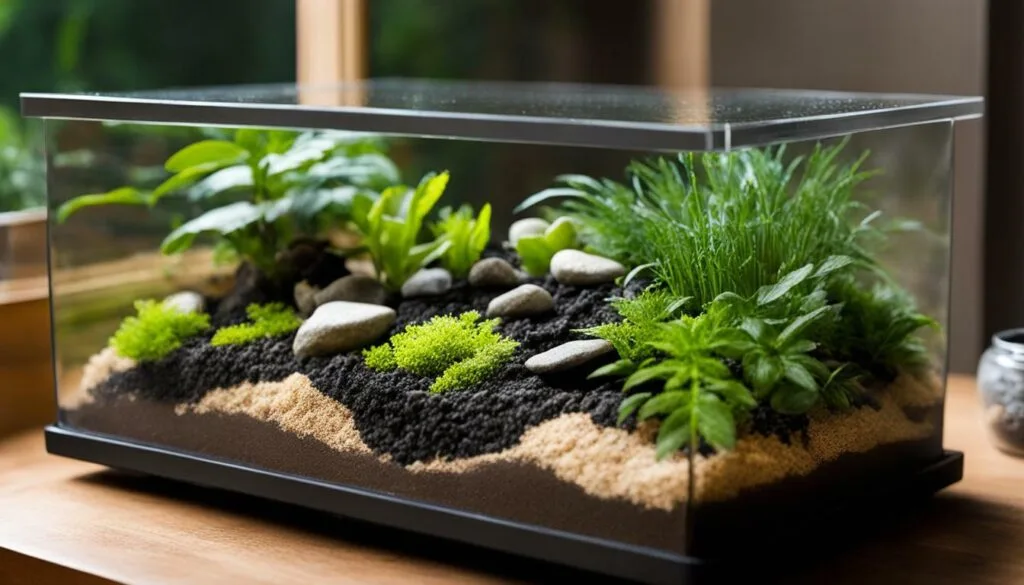 Image 1: terrarium setup