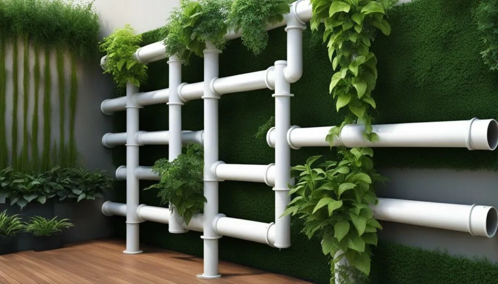 vertical pvc pipe garden vertical pvc pipe garden