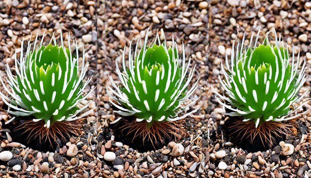 Fishbone cactus growth and development