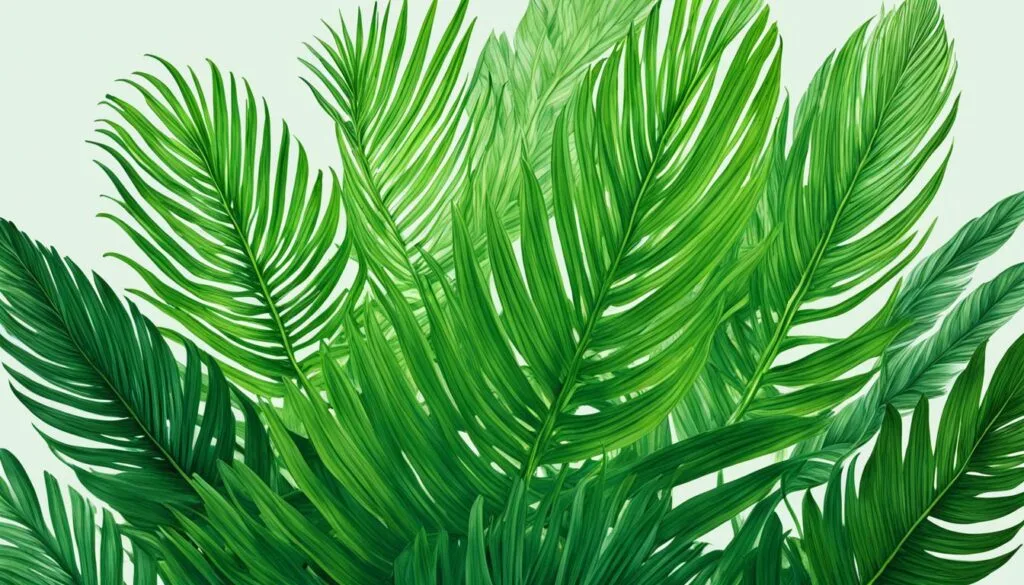 Kentia Plant foliage