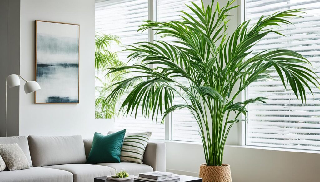 Parlour Palm in an apartment