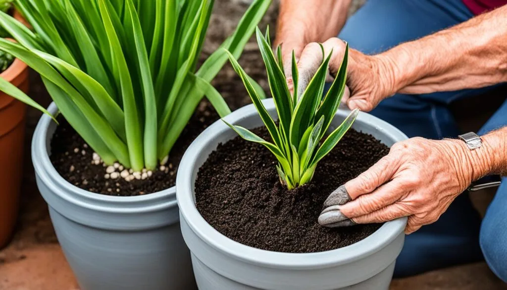 Potting Snake Plant / 'Mother-in-Law's Tongue' Potting Snake Plant / 'Mother-in-Law's Tongue'
