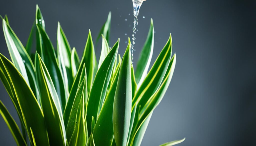 Watering Requirements of The Snake Plant