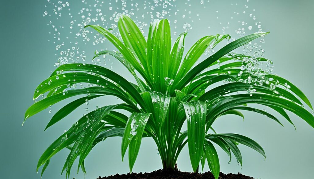 Watering requirements of Kentia Plant