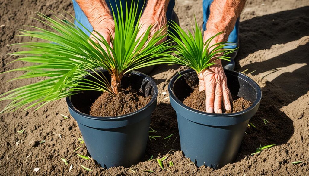 propagating an Areca Palm