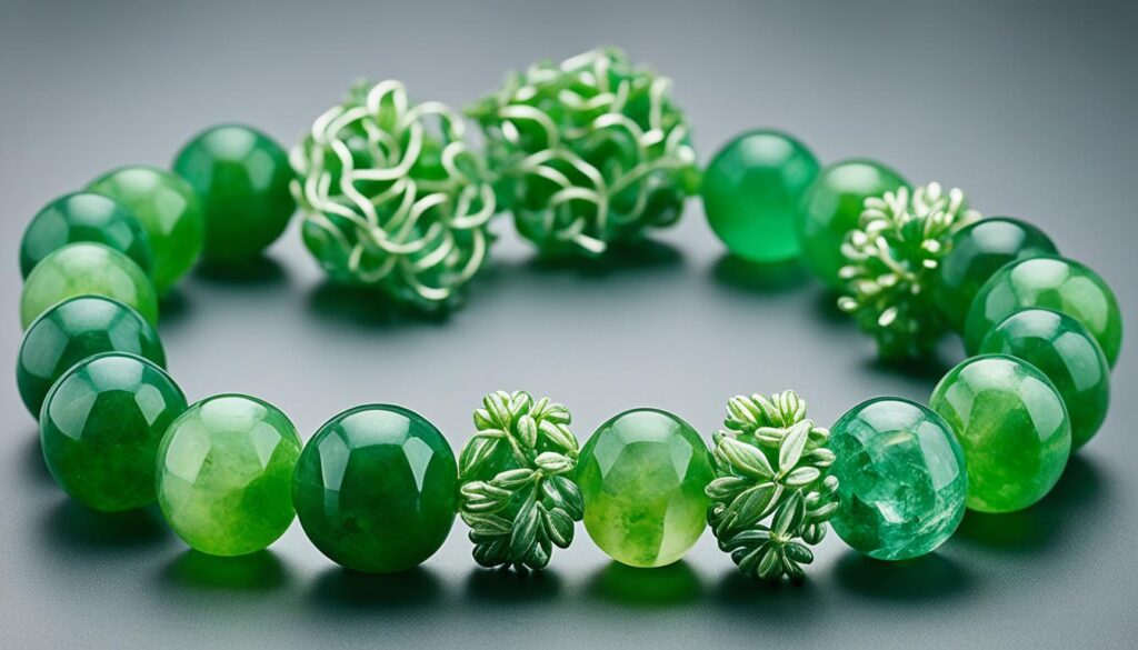 Growth and development of a jade necklace