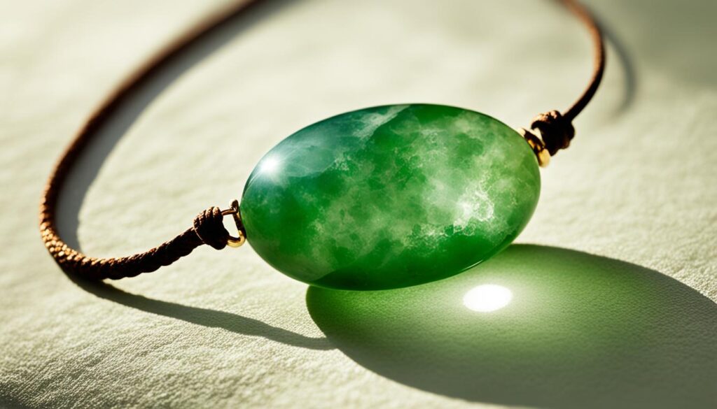 jade necklace light requirements