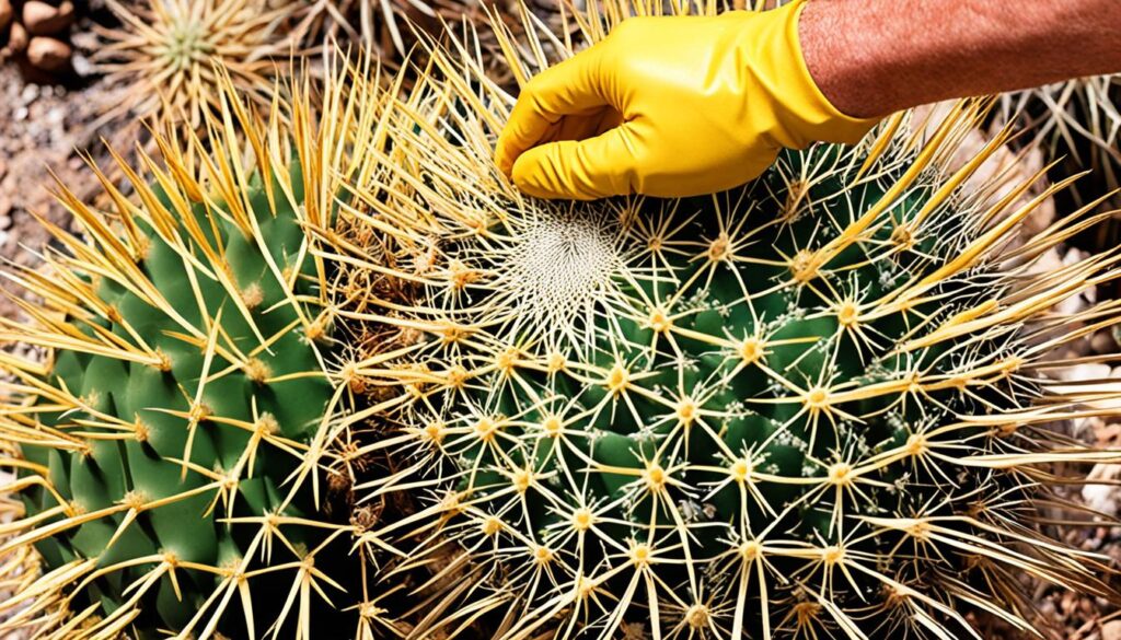 propagating a golden barrel cactus