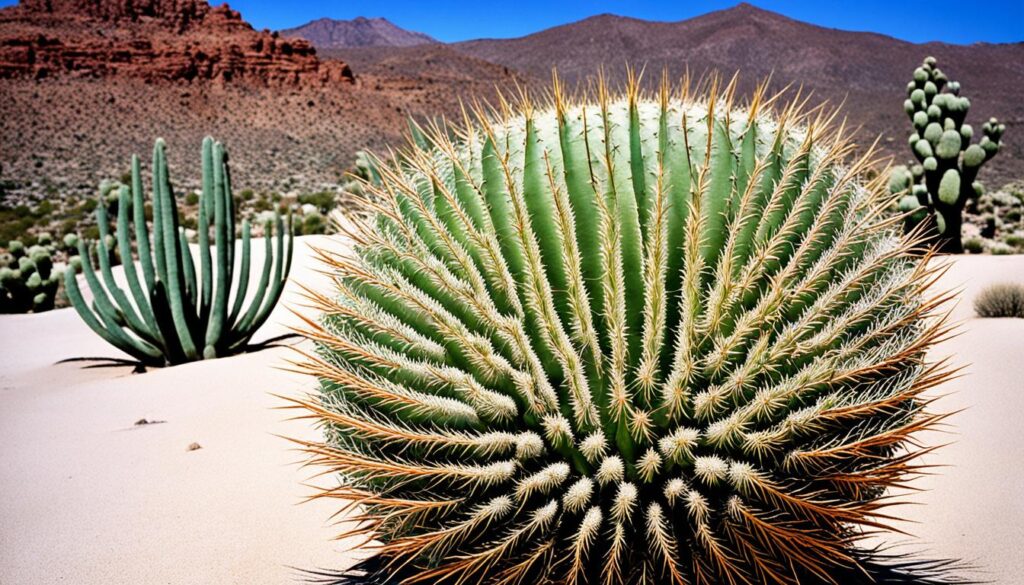 spiral cactus growth