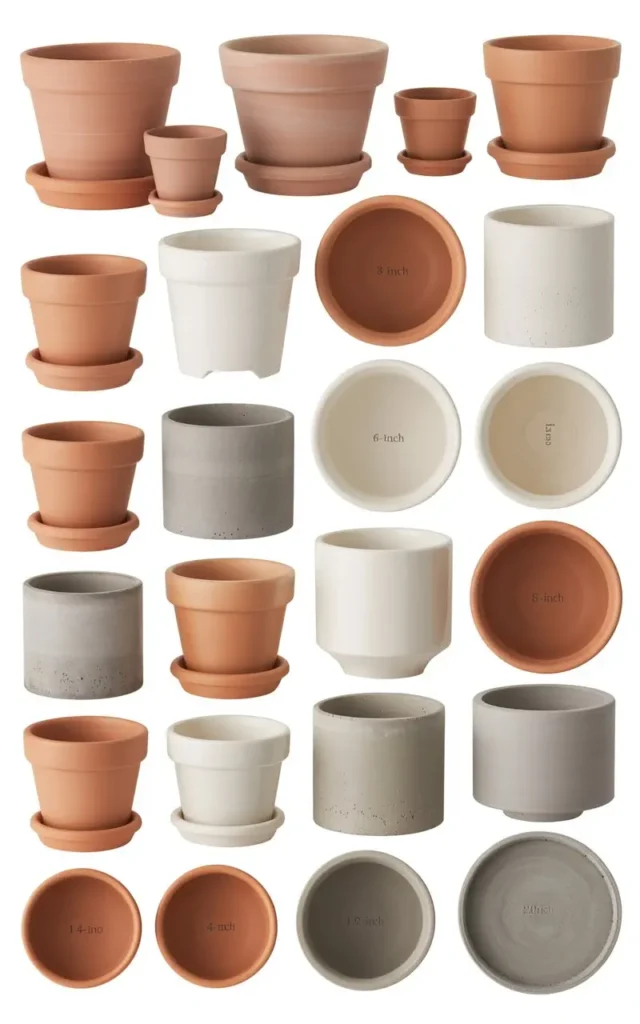 Types of pots for bento box gardening
