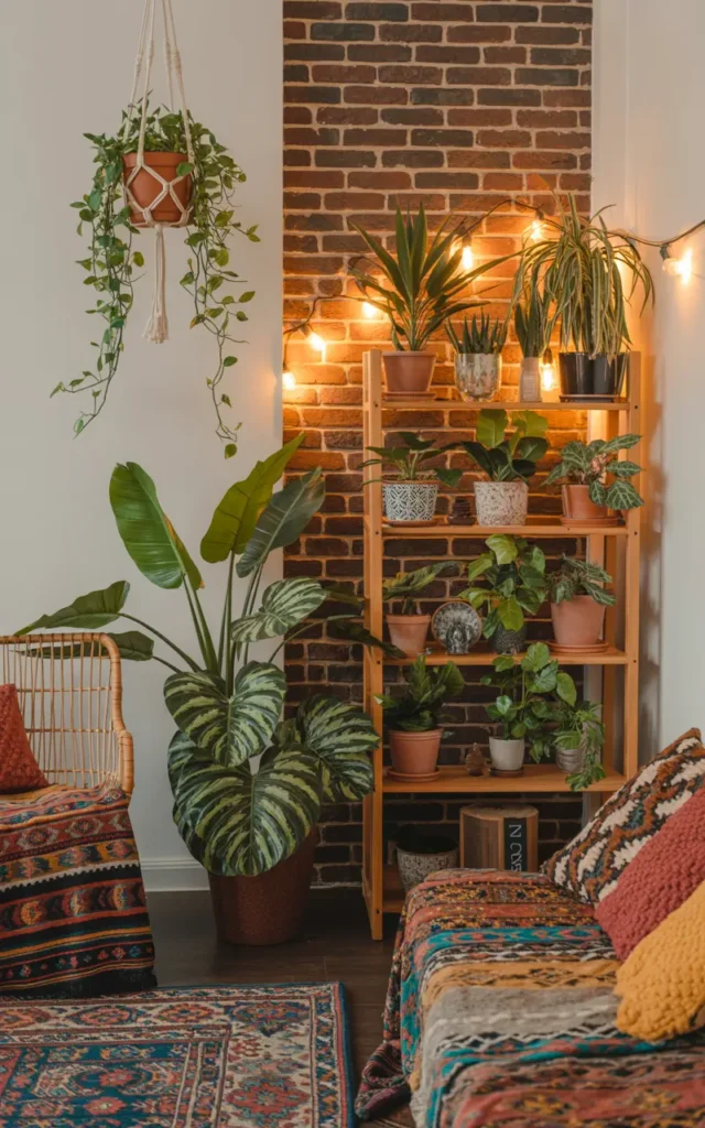 Bohemian maximalist botanical bento