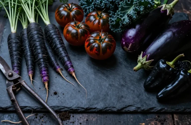Dare to Plant 9 "Spooky" Black Vegetables for a Gothic Garden