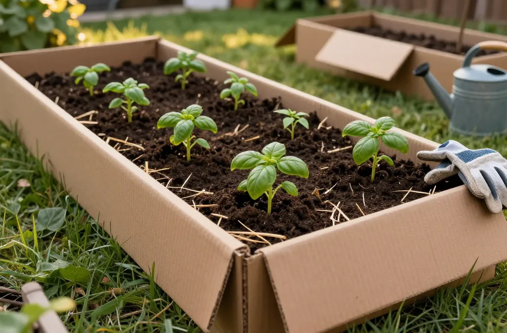 9 Cardboard Box Gardening Hacks Every Beginner Needs Today