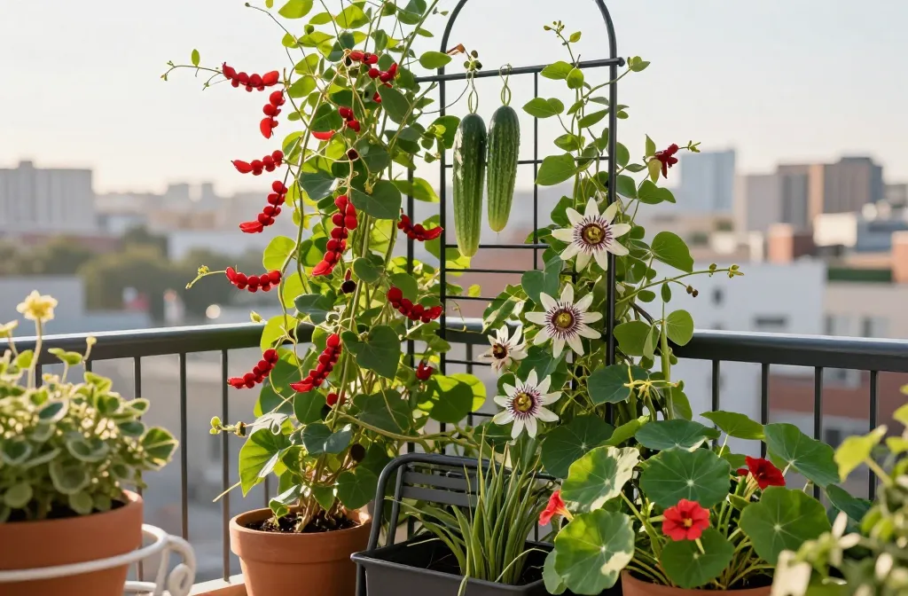 Viral Guide 5 Edible Vines to Privacy-Screen Your Apartment Balcony