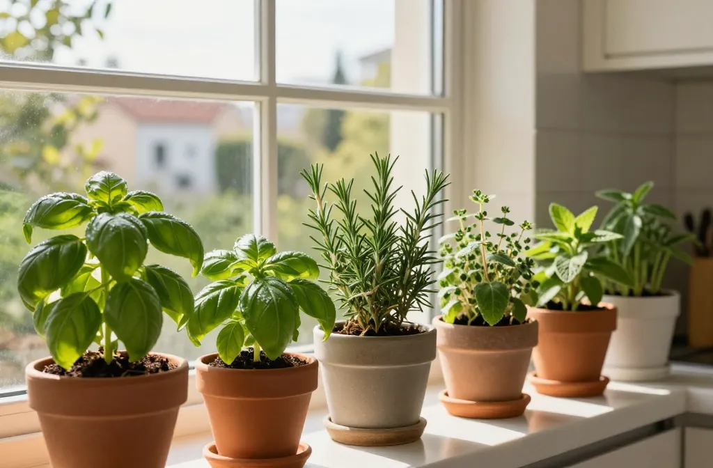 7 Best Herbs for a South-Facing, Sun-Drenched Window Thrives