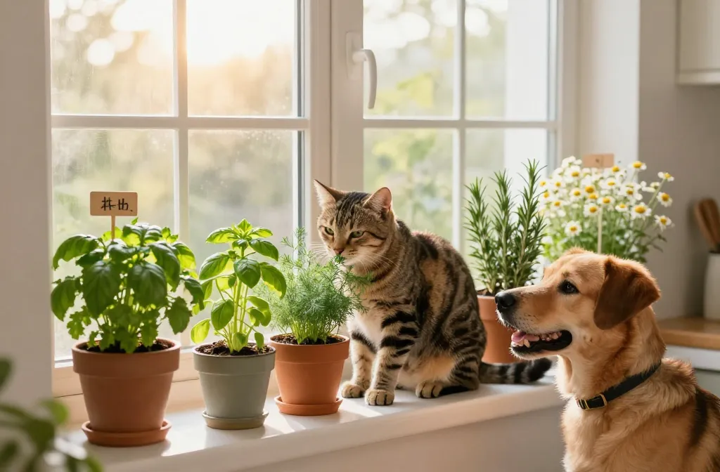6 Pet-Friendly Edible Herbs Your Cat and Dog Will Love Today