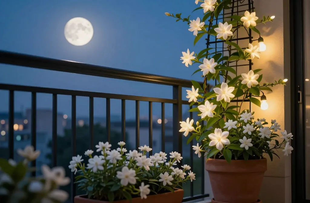 Stunning Night-Blooming Companion Plants for Evening Balconies: 9 Moonlight Garden Combinations