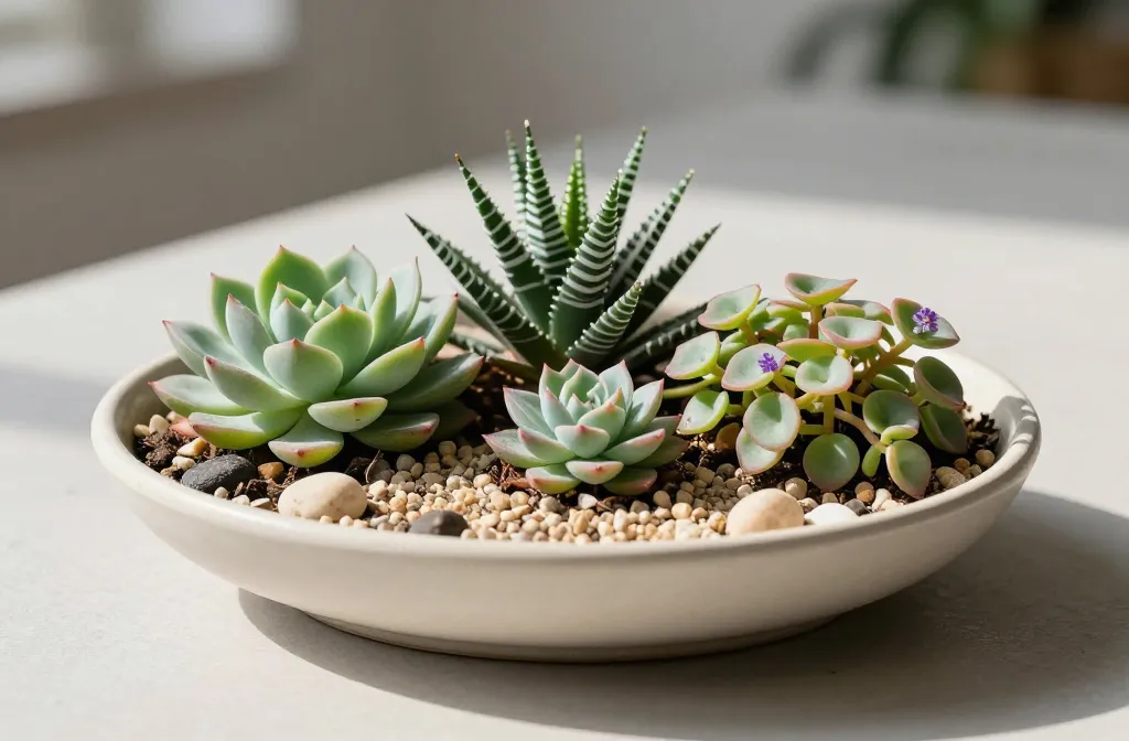 Shallow Dish Garden Companion Plants: 8 Low-Profile Combinations Secrets