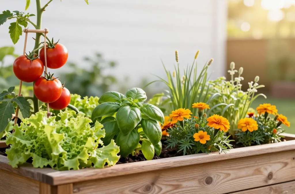 Viral Wooden Planter Box Companion Planting: 14 Rustic Garden Combinations