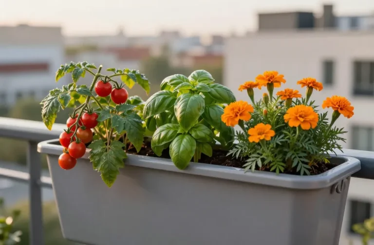 Railing Planter Companion Planting Guide: 11 Narrow Space Solutions
