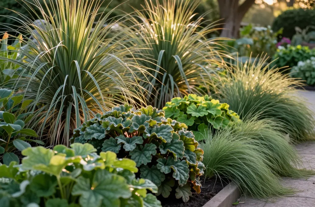 Texture Contrast Companion Planting for Visual Interest: 16 Bold Pairings