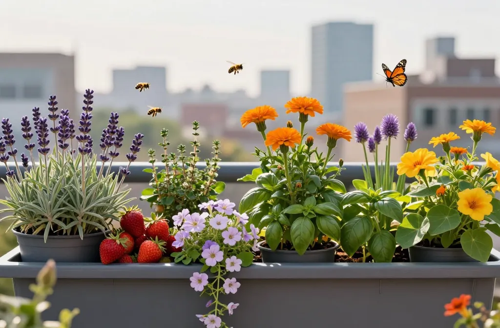 Companion Planting to Attract Pollinators to Apartment Gardens: 13 Bee and Butterfly Favorites