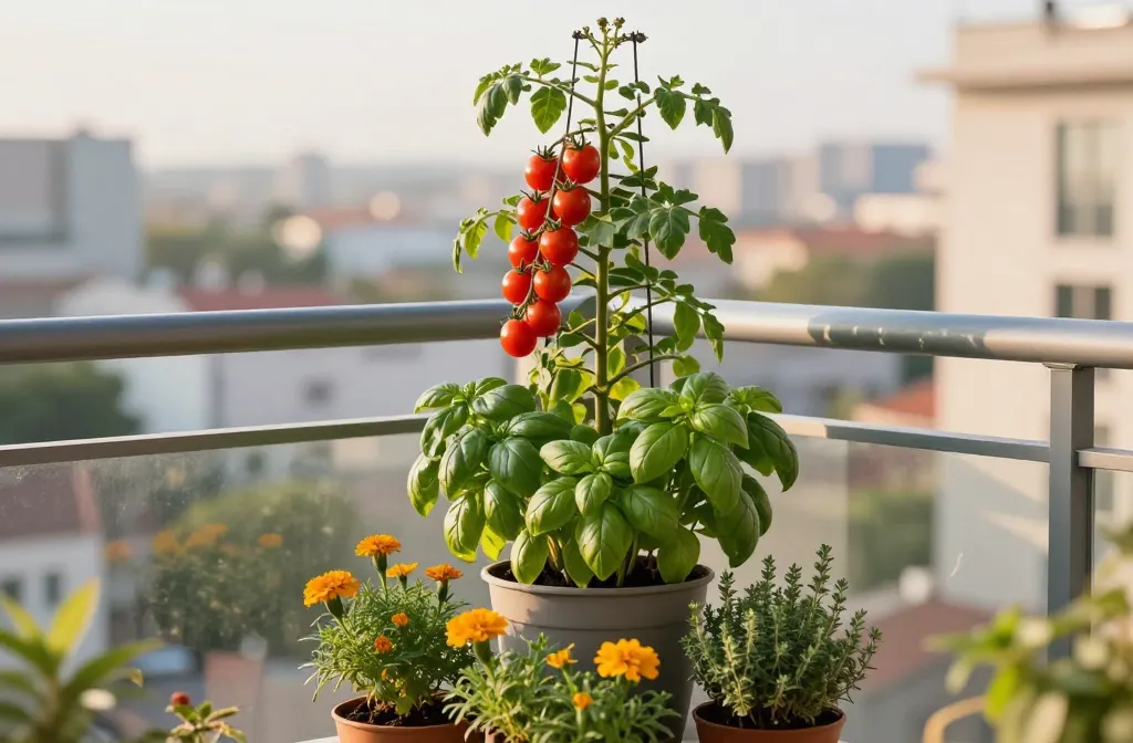 Balcony Corner Garden Companion Plants: 9 Space-Efficient Pairings for Tight Spots Unleashed