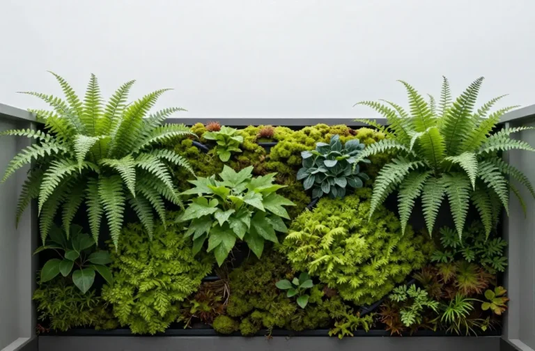 Best Companion Plants for Shade-Loving Vertical Gardens and Living Walls: 11 Low-Light Options