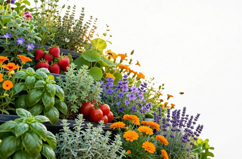 Best Flowering Companion Plants for Edible Living Walls and Vertical Gardens: 13 Pollinator Favorites