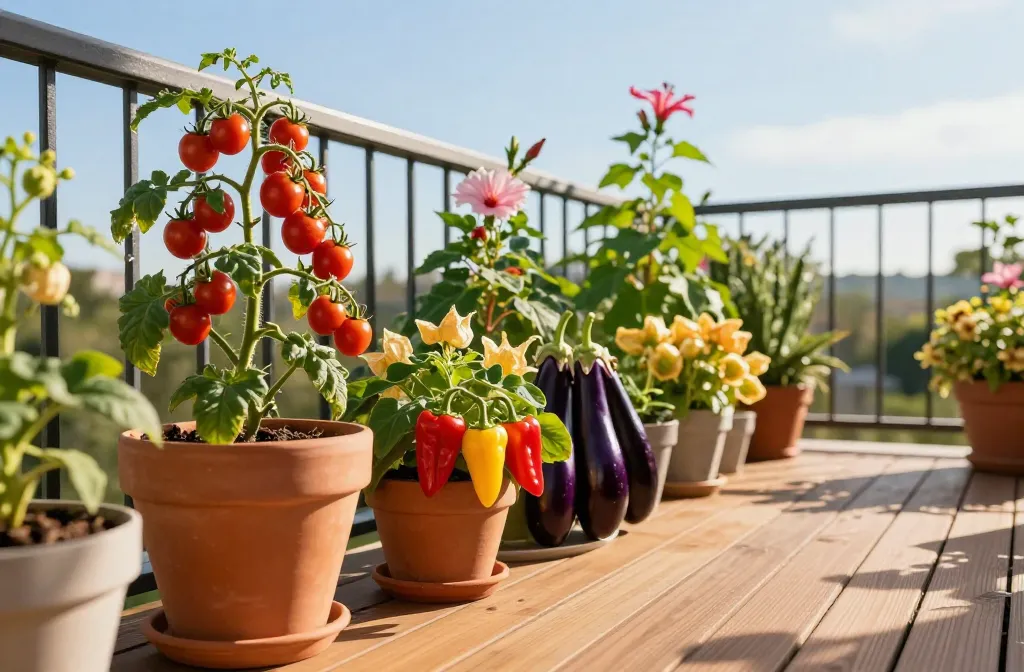 Full Sun Container Garden | 25 Heat & Light-Loving Vegetables Burst-Proof Picks