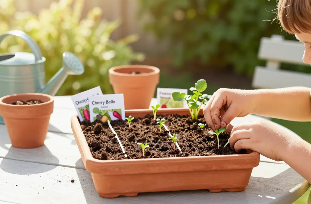 Turbo Sprouts Kids' Container Garden | 10 Easy Fast-Growing First Vegetables
