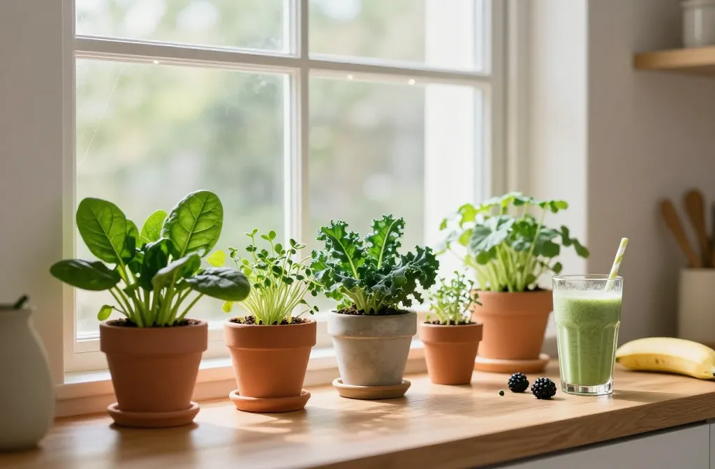 Viral Smoothie Garden | 12 Nutrient-Dense Greens to Grow Indoors