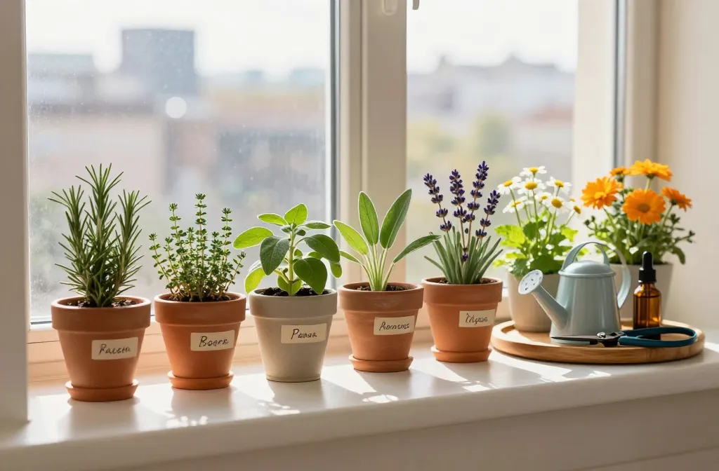 Tiny Apothecary Medicinal Herb Container | 12 Healing Plants for Apartment Gardens