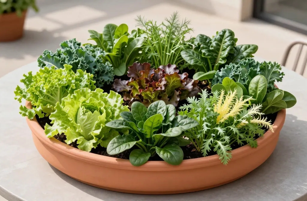 Epic Salad Bowl Garden | 15 Greens to Grow in One Large Container