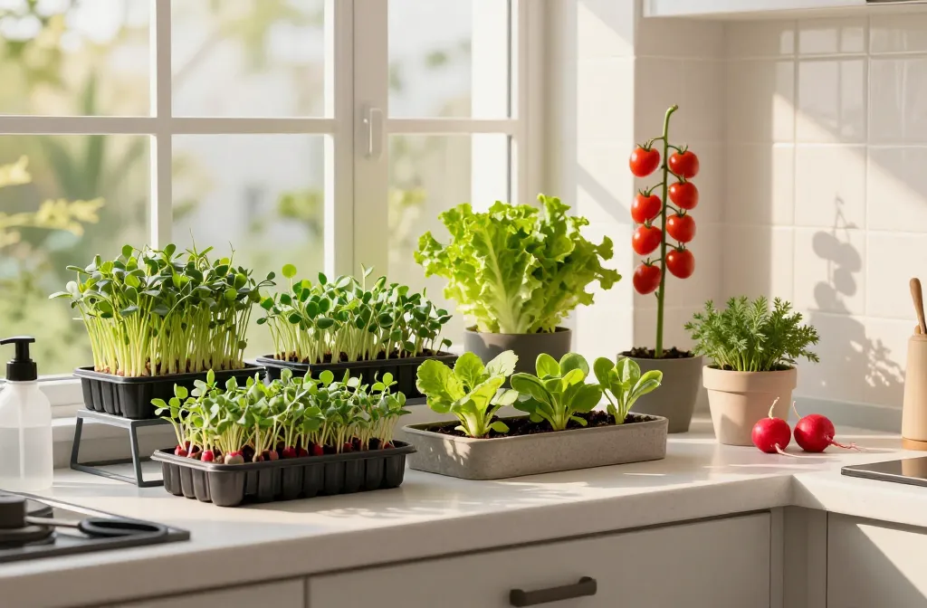 Viral Windowsill Vegetable Garden | 10 Space-Saving Indoor Crops
