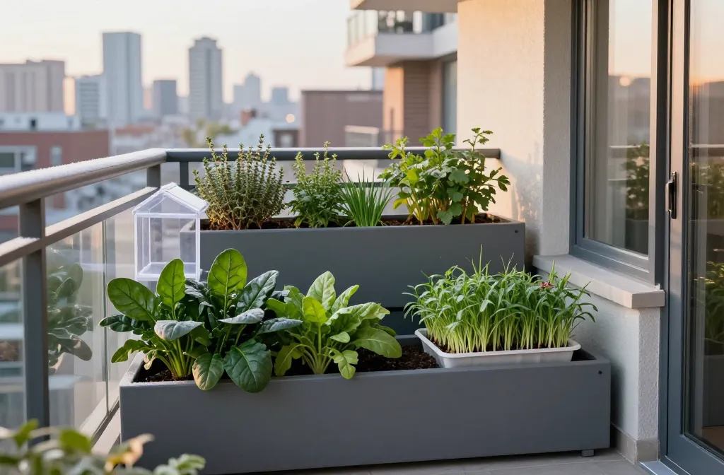 Four-Season Balcony Garden | Temperate Climate Planting Calendar Power Plan