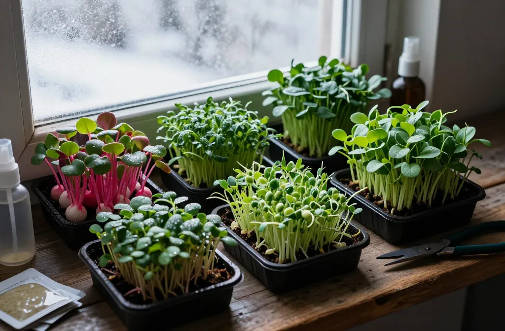 December Microgreens | 15 Quick Crops for Winter Harvest Fast
