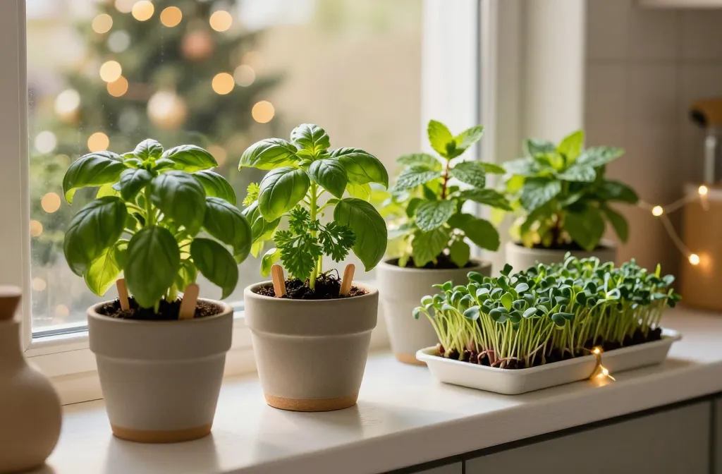 Viral Holiday Indoor Garden | 8 Edibles to Grow As Gifts