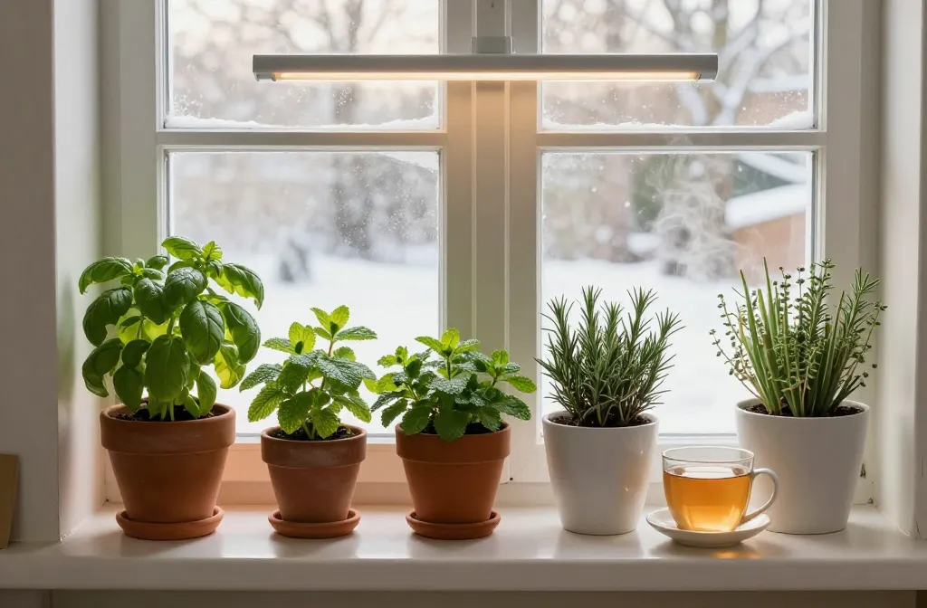 Winter Windowsill Garden | 10 Herbs to Plant in December Now