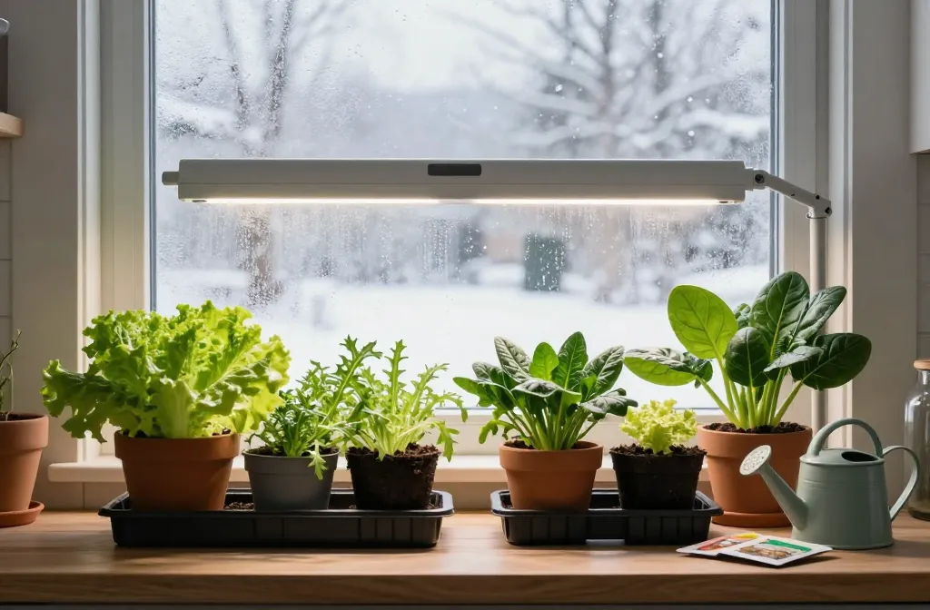December Indoor Garden | 12 Vegetables to Grow This Winter Now