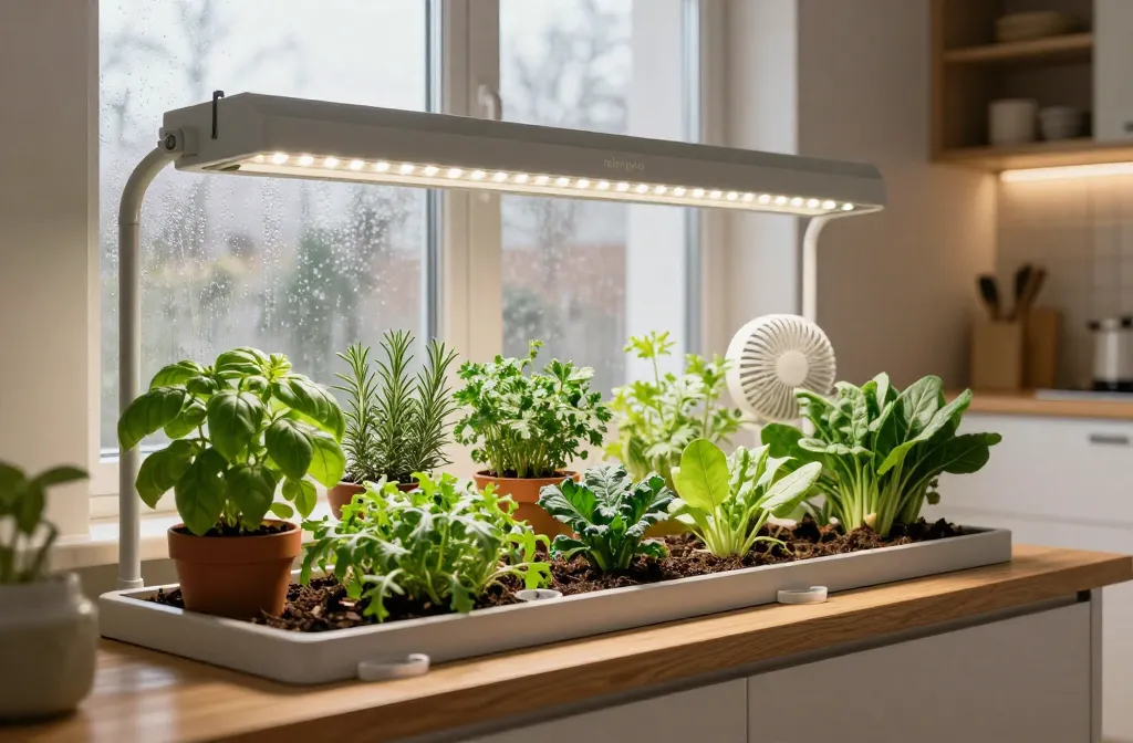 Viral Guide Indoor Winter Garden | 12 Herbs & Greens for November Planting