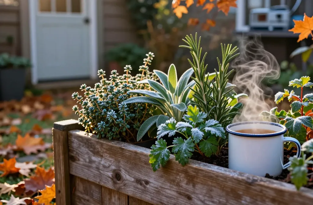 Cozy Flavors Ahead October Herb Garden | 8 Hardy Herbs for Fall & Winter Harvest