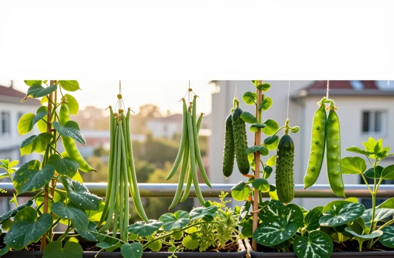 Sky-High Harvests May Vertical Garden | 12 Climbing Vegetables for Small Spaces