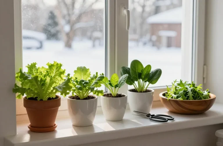 Cozy Crops Winter Windowsill Garden | 10 Vegetables You Can Grow Indoors in January